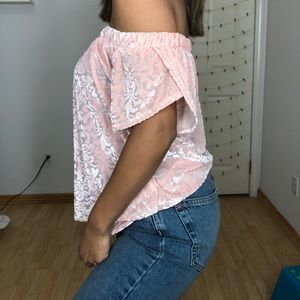 HOLLISTER off the shoulder top